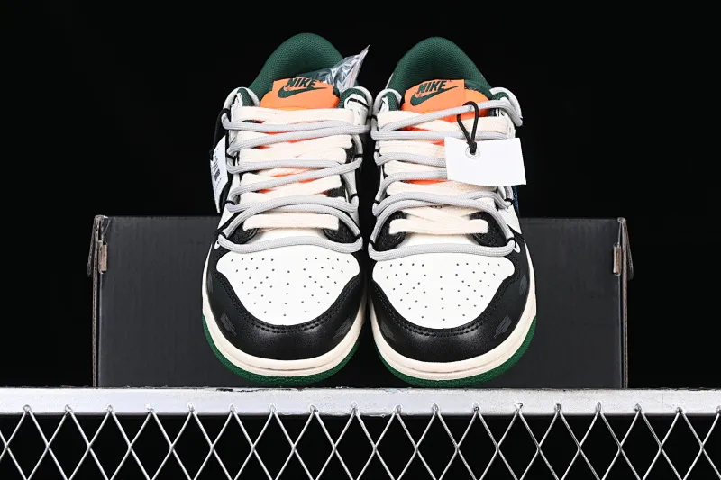 All Categories Nk SB Dunk Series Nk SB Dunk Low Low-top sneakers Nk Dunk Low "Miami Hurricanes" Space Exploration Star Trek Customized version of deconstructed straps retro distressed low-top sneakers DD1391-300